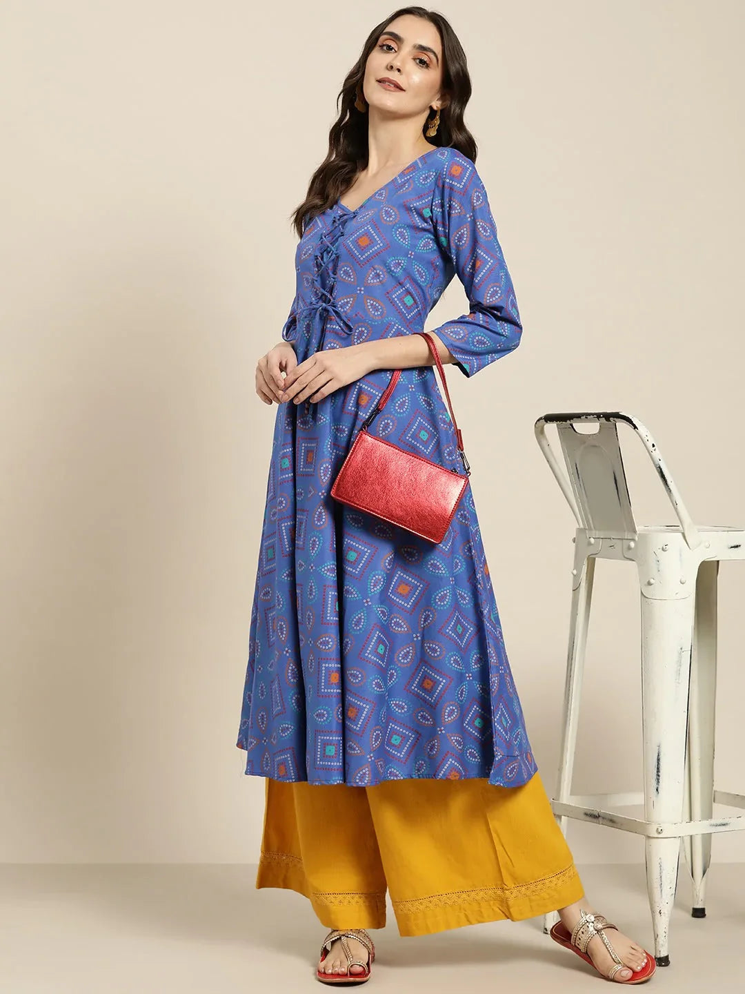 DesiQlo Women Kurta & Kurtis - Blue - JOK_1439_Blue_S