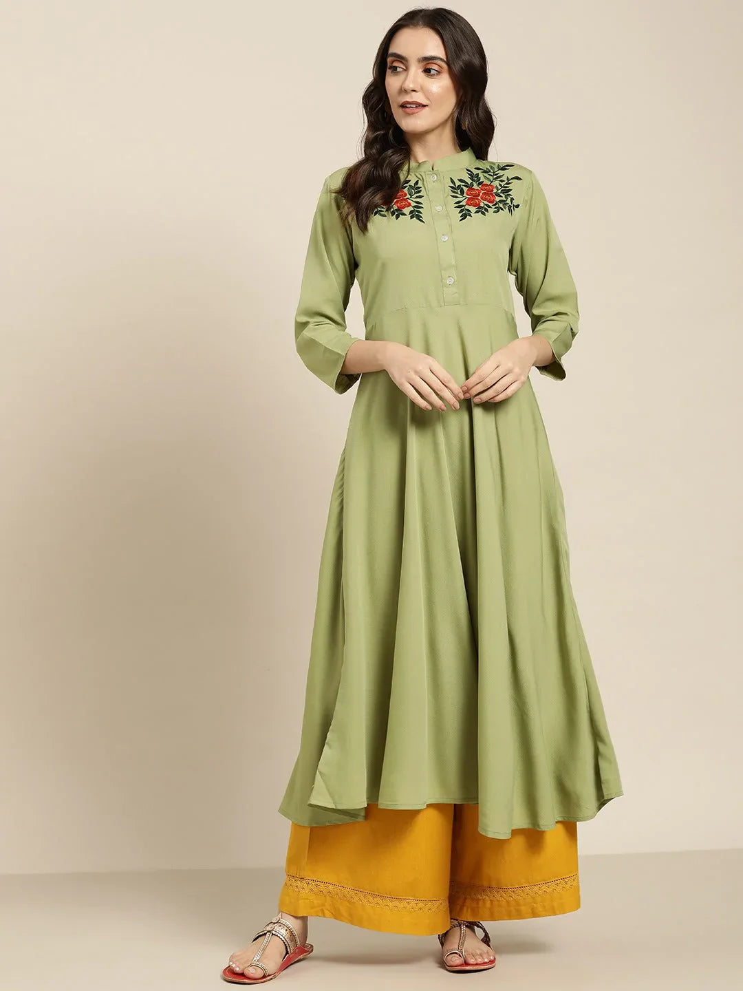DesiQlo Women Kurta & Kurtis - Green - JOK_1441_Green_S