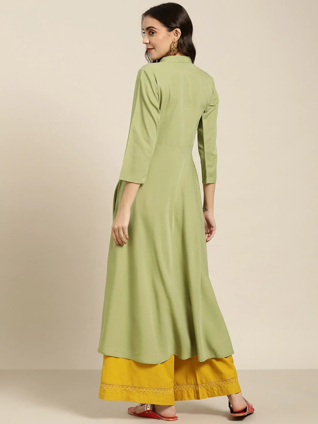 DesiQlo Women Kurta & Kurtis - Green - JOK_1441_Green_S