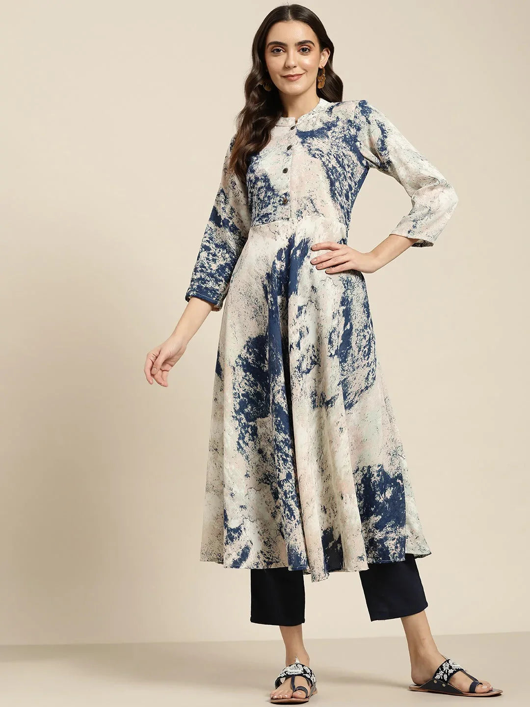 DesiQlo Women Kurta & Kurtis - Blue - JOK_1442_Blue_S