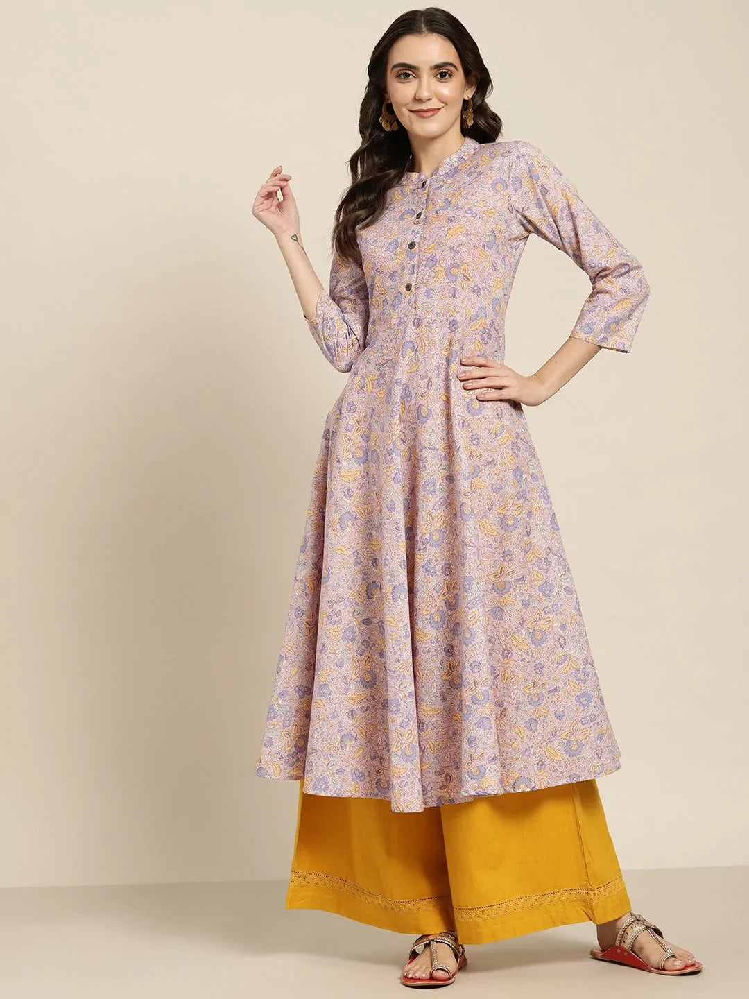 DesiQlo Women Kurta & Kurtis - Purple - JOK_1442_Purple_S