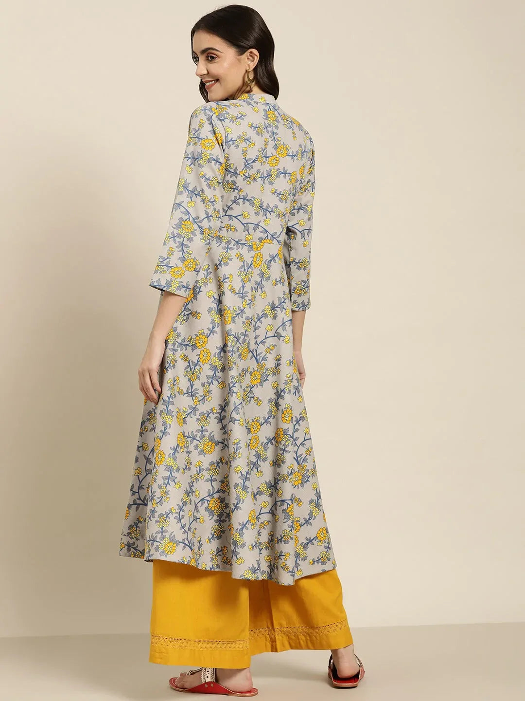 DesiQlo Women Kurta & Kurtis - Grey - JOK_1445_Grey_S