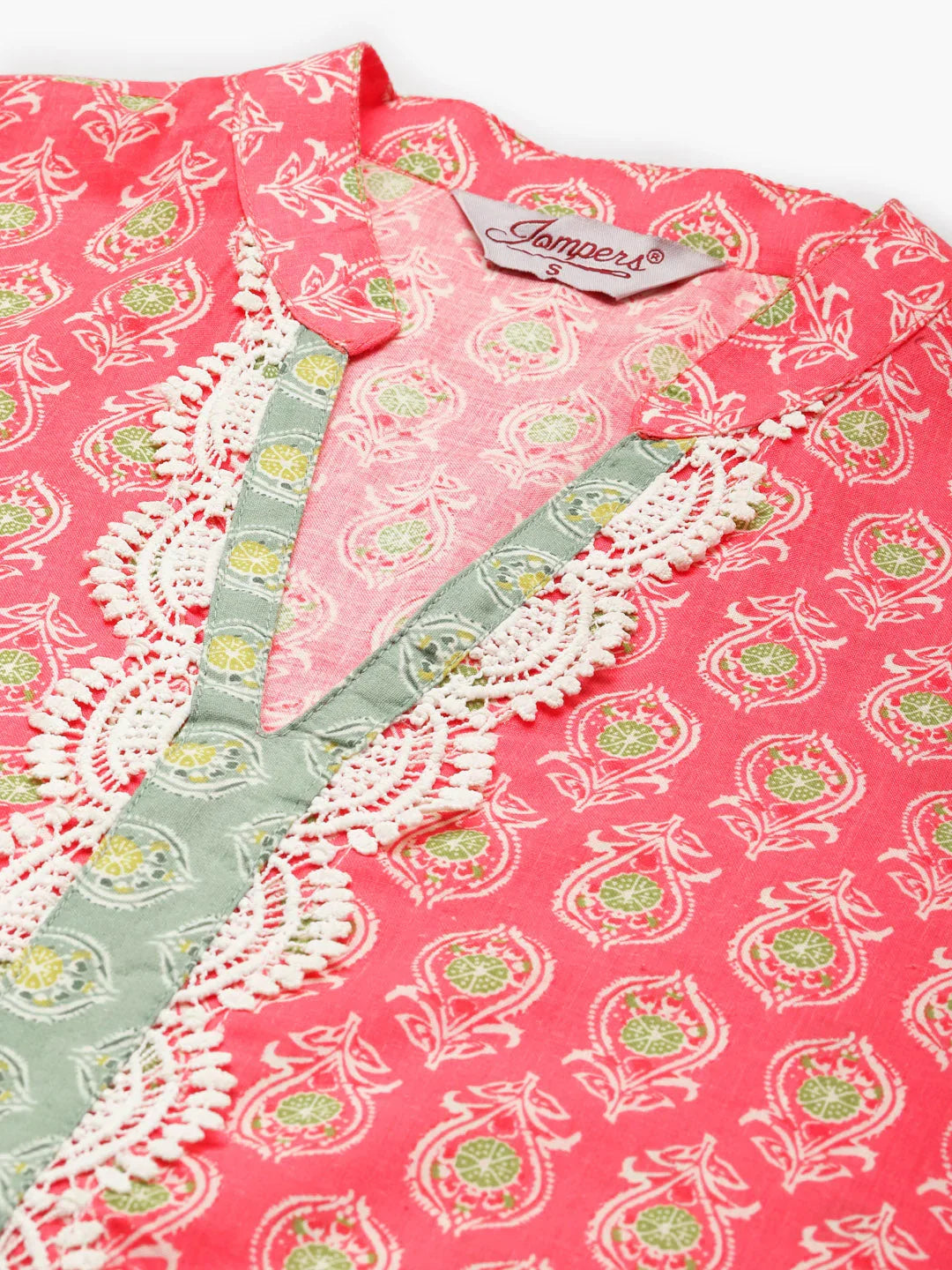 DesiQlo Women Kurta & Kurtis - Pink - JOK_1446_Pink_S