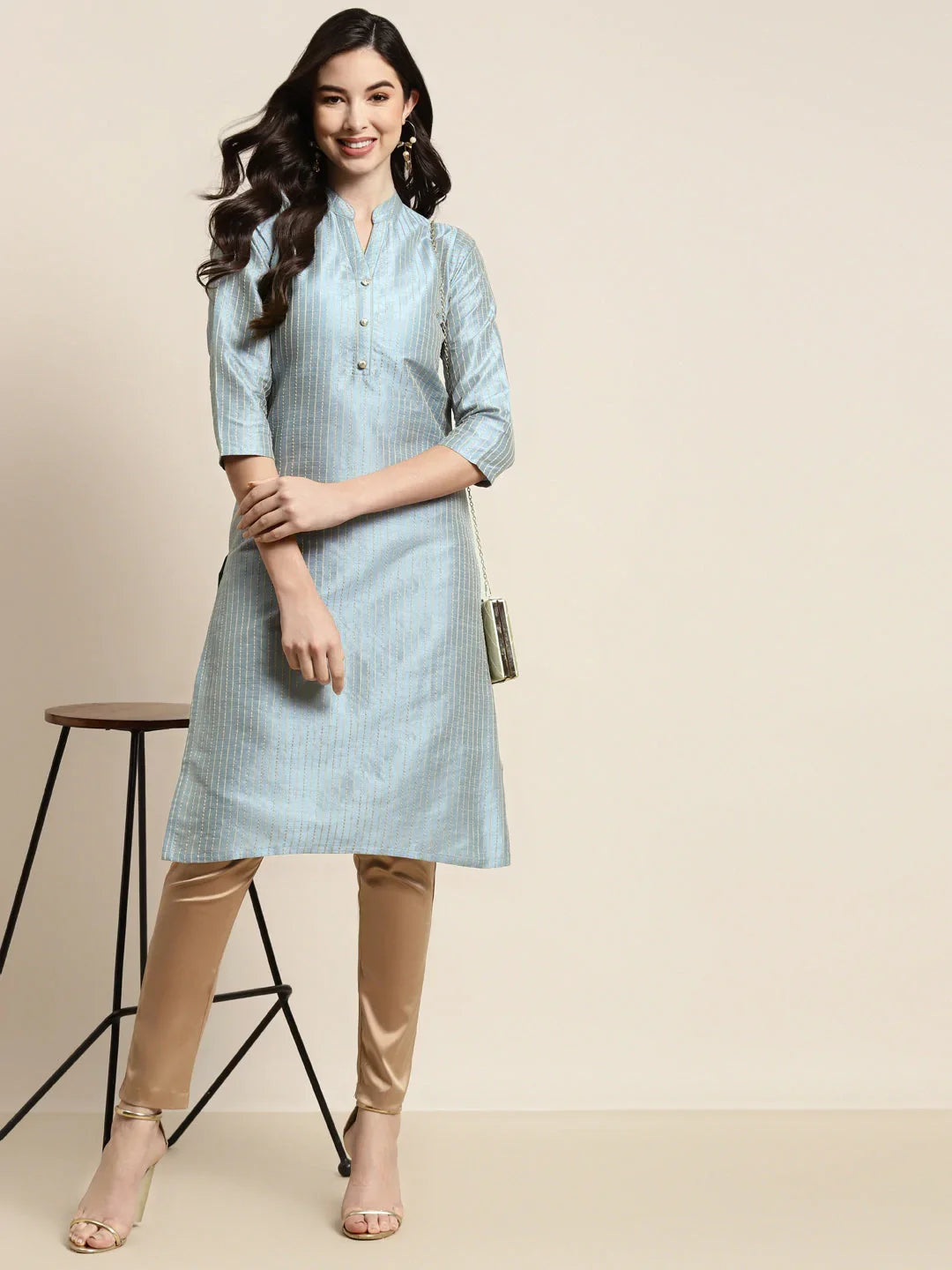 DesiQlo Women Kurta & Kurtis - Grey - JOK_1450_Grey_S