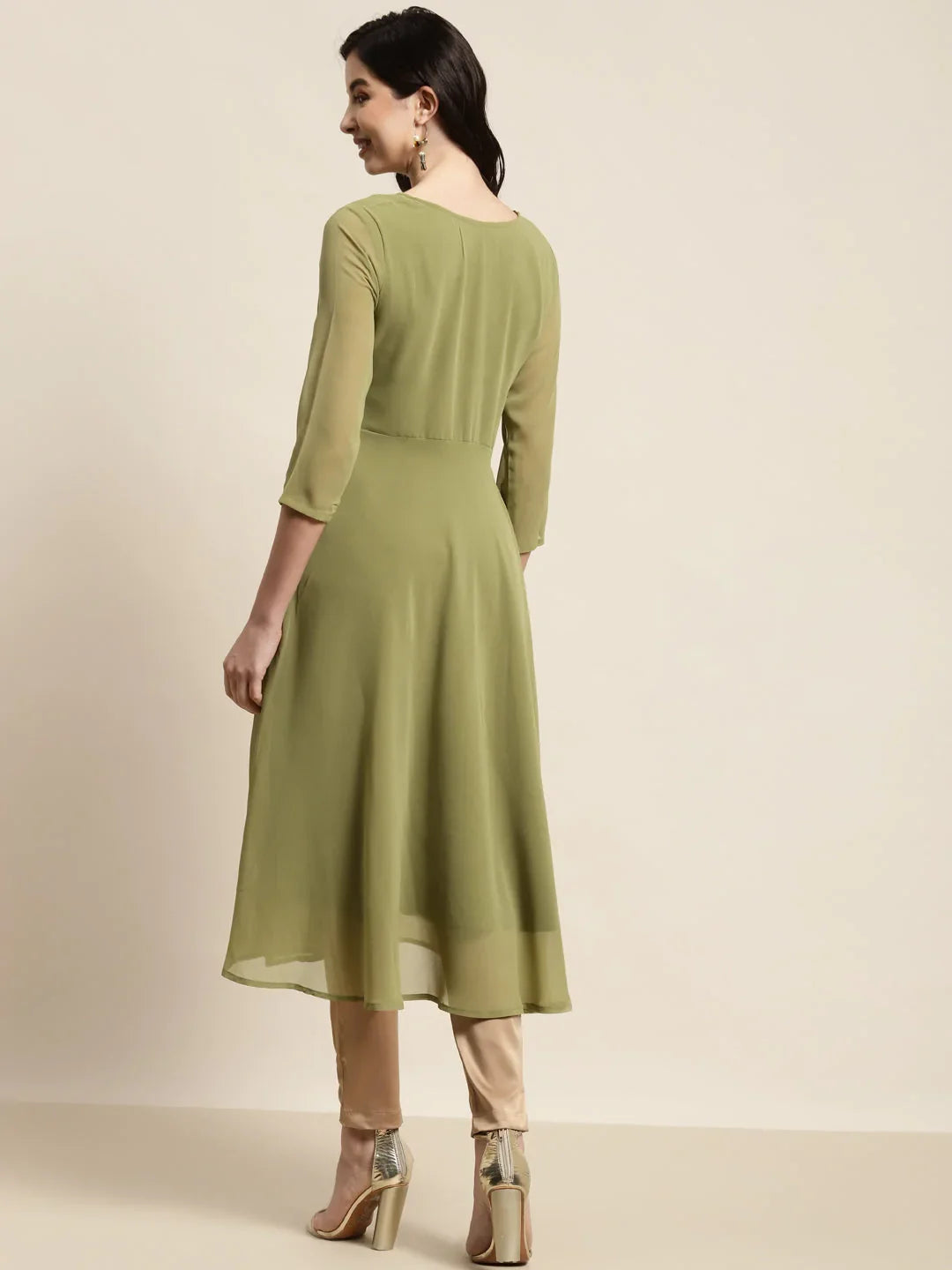 DesiQlo Women Kurta & Kurtis - Green - JOK_1451_Green_S
