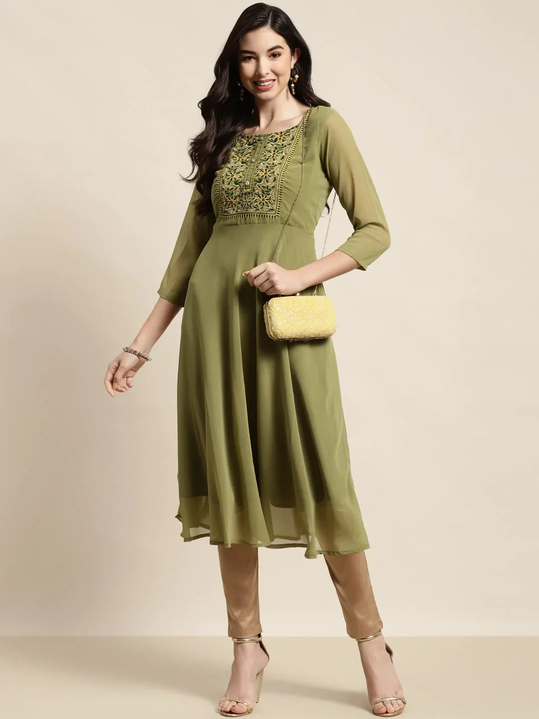 DesiQlo Women Kurta & Kurtis - Green - JOK_1451_Green_S