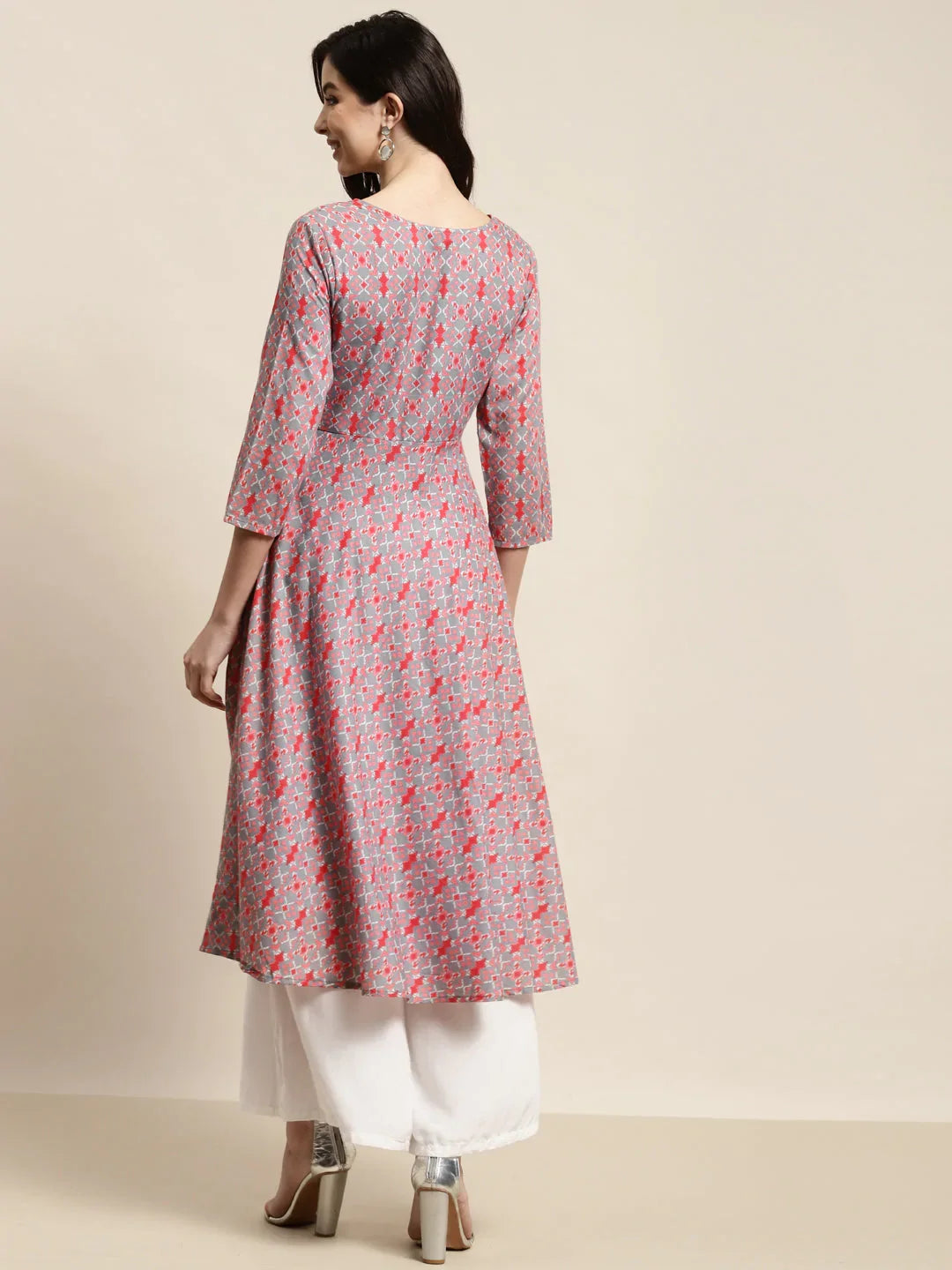 DesiQlo Women Kurta & Kurtis - Grey - JOK_1452_Grey_S