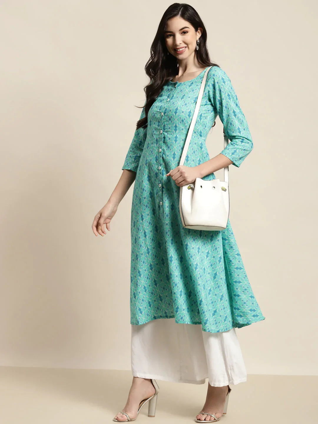 DesiQlo Women Kurta & Kurtis - Green - JOK_1452_Pista_S