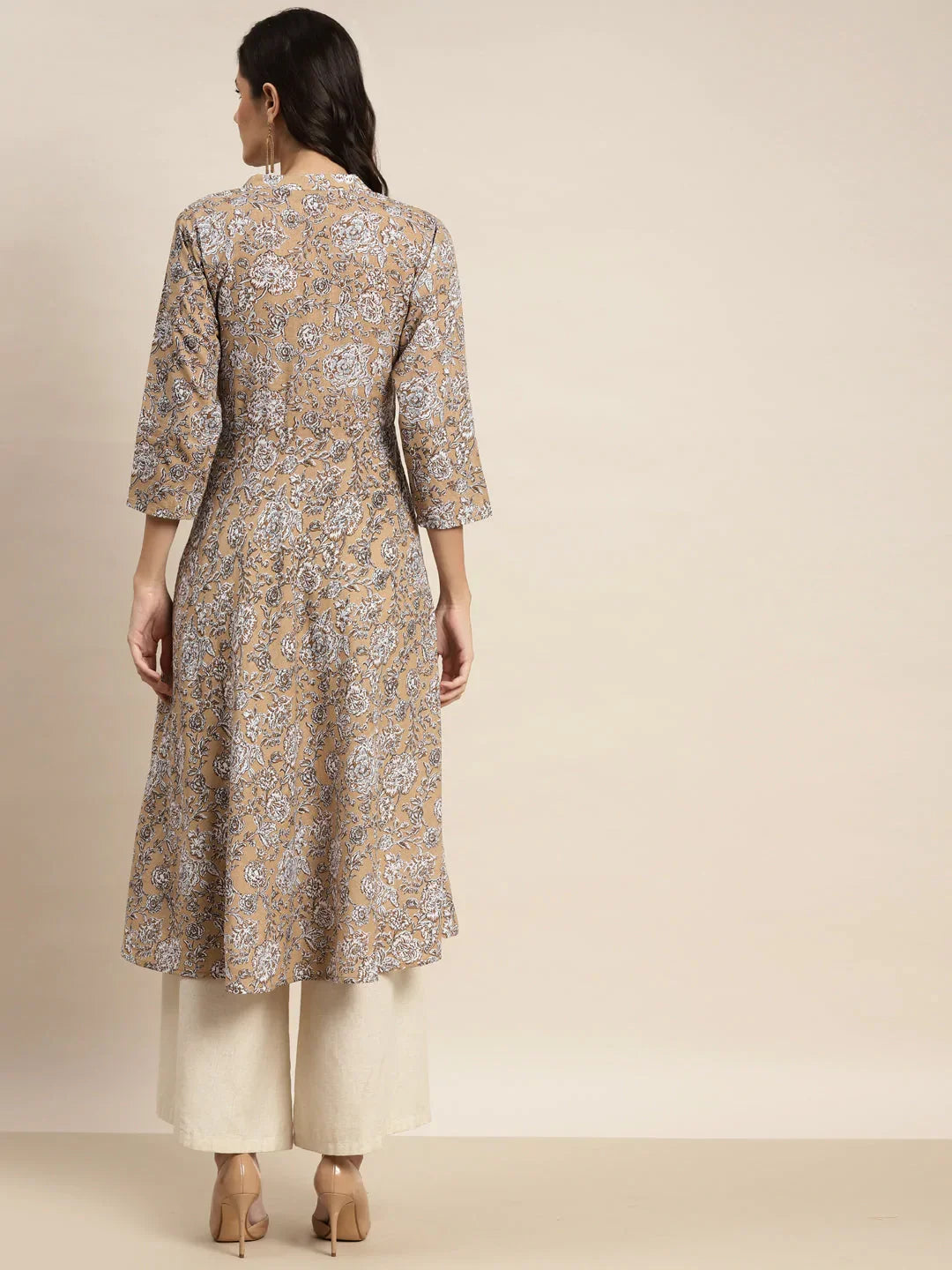 DesiQlo Women Kurta & Kurtis - Brown - JOK_1464_Brown_S