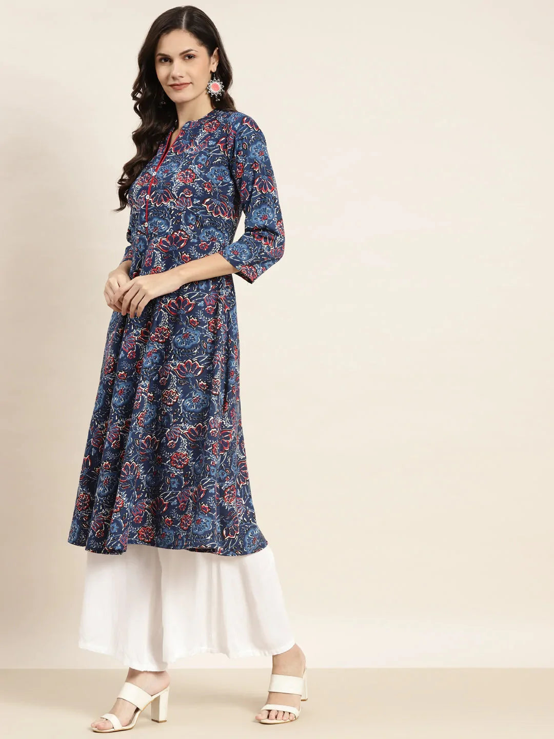 DesiQlo Women Kurta & Kurtis - Blue - JOK_1464_Navy_S