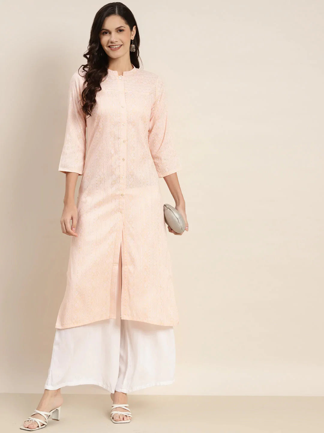 DesiQlo Women Kurta & Kurtis - Orange - JOK_1467_Orange_S