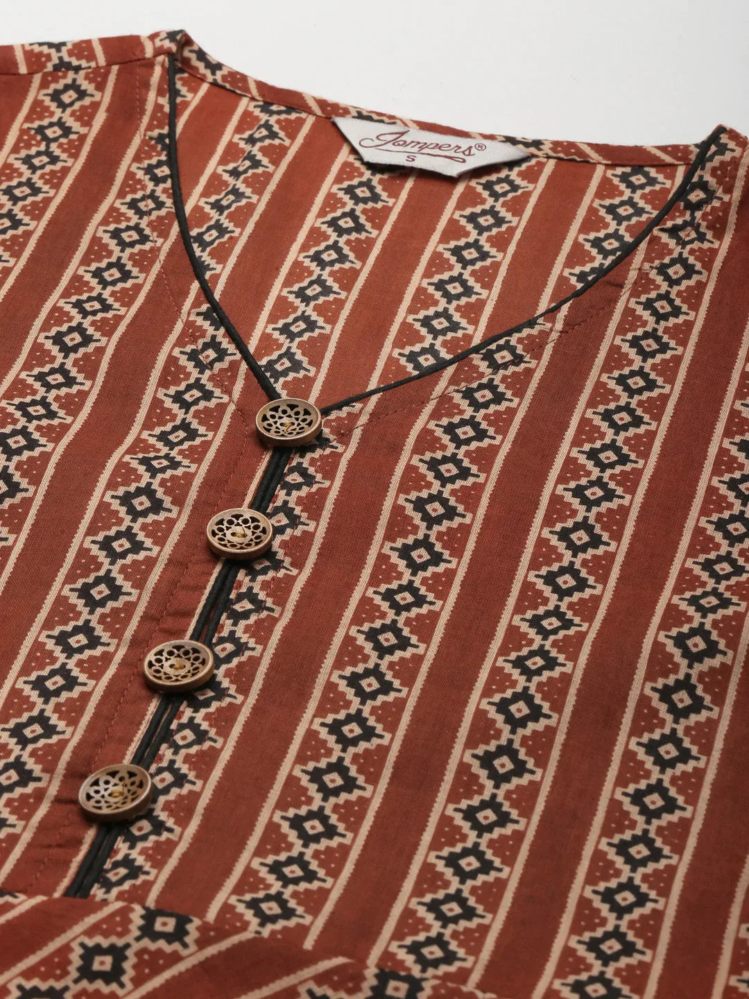 DesiQlo Women Kurta & Kurtis - Brown - JOK_1468_Brown_S