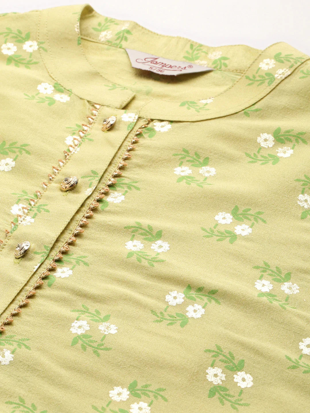 DesiQlo Women Kurta & Kurtis - Green - JOK_1469_Lime_S