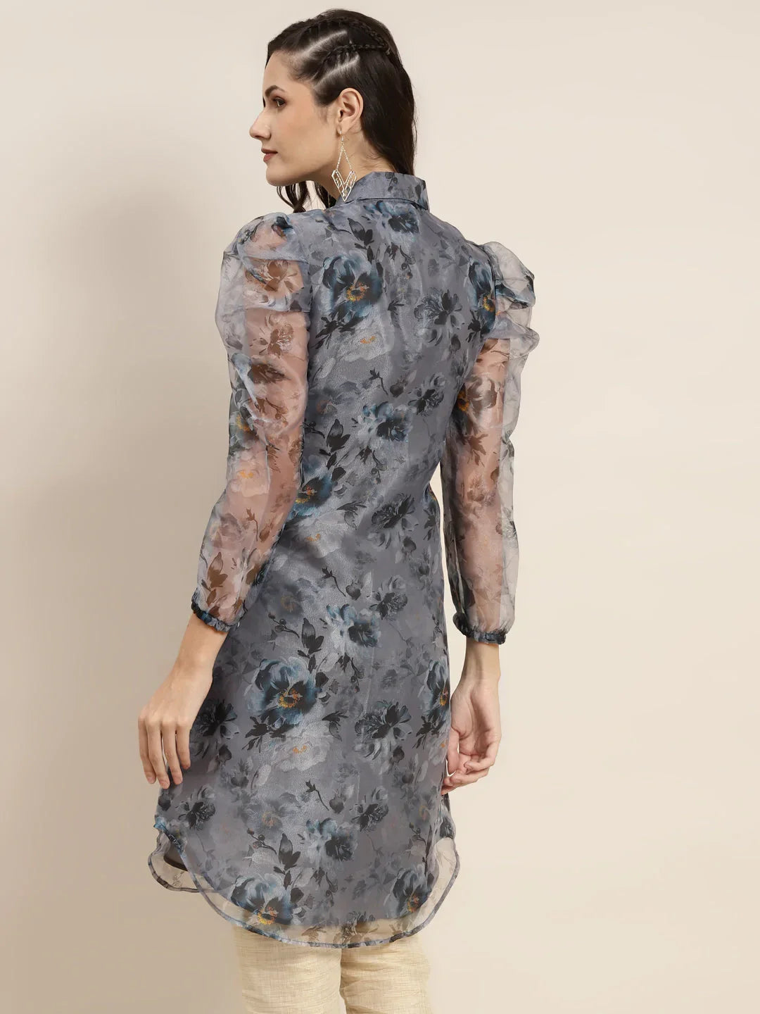 DesiQlo Women Kurta & Kurtis - Grey - JOK_1471_Grey_S