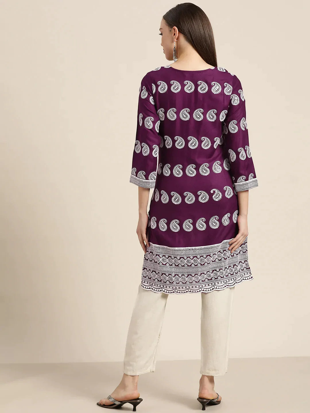 DesiQlo Women Kurta & Kurtis - Purple - JOK_1479_Purple_S