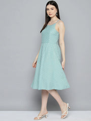 Sequin work, anarkali ethnic dress ( JOK 1494 Light-Blue )