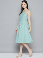 Sequin work, anarkali ethnic dress ( JOK 1494 Light-Blue )