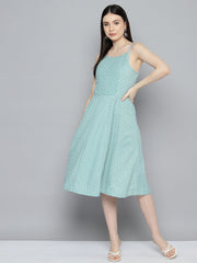 Sequin work, anarkali ethnic dress ( JOK 1494 Light-Blue )