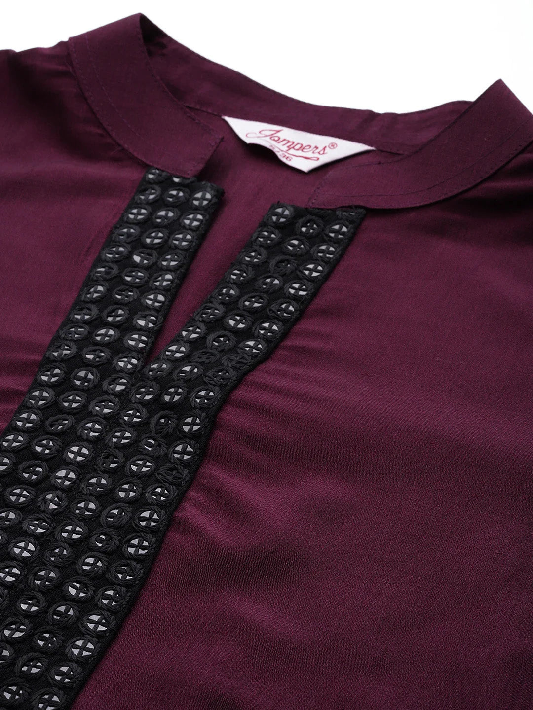 Wine Sequin Ethnic Dress | Women's Western Wear Collection