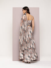 Crystal Beads Work Printed Lehenga choli with dupatta-JOLC-D-1701Q