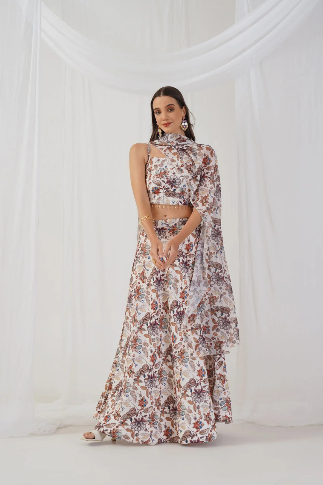 Ivory Lehenga Choli | Festive Lehenga for Women | Ethnic