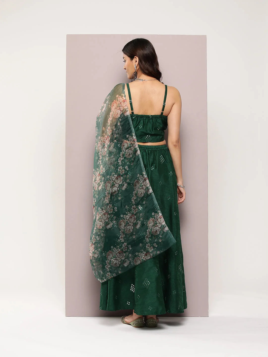 Mirror Work Lehenga Choli: Women's Cotton Lehenga for Festivals