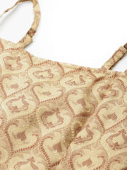 Cutdana emblished Jacqard Lehenga Choli with dupatta