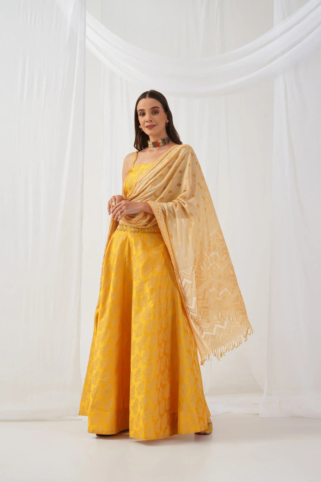 Yellow Lehenga Choli - Ready to Wear Designer Party Wear Lehenga