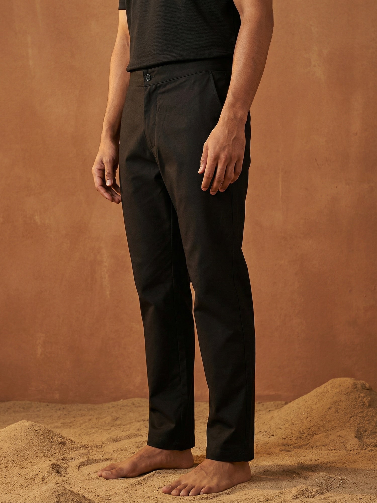 DesiQlo Men Pajamas - Multicolor - JOPJ_005Black_Pack-2_S