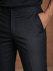 Solid Cotton Pyjama For Men ( JOPJ 005Black )