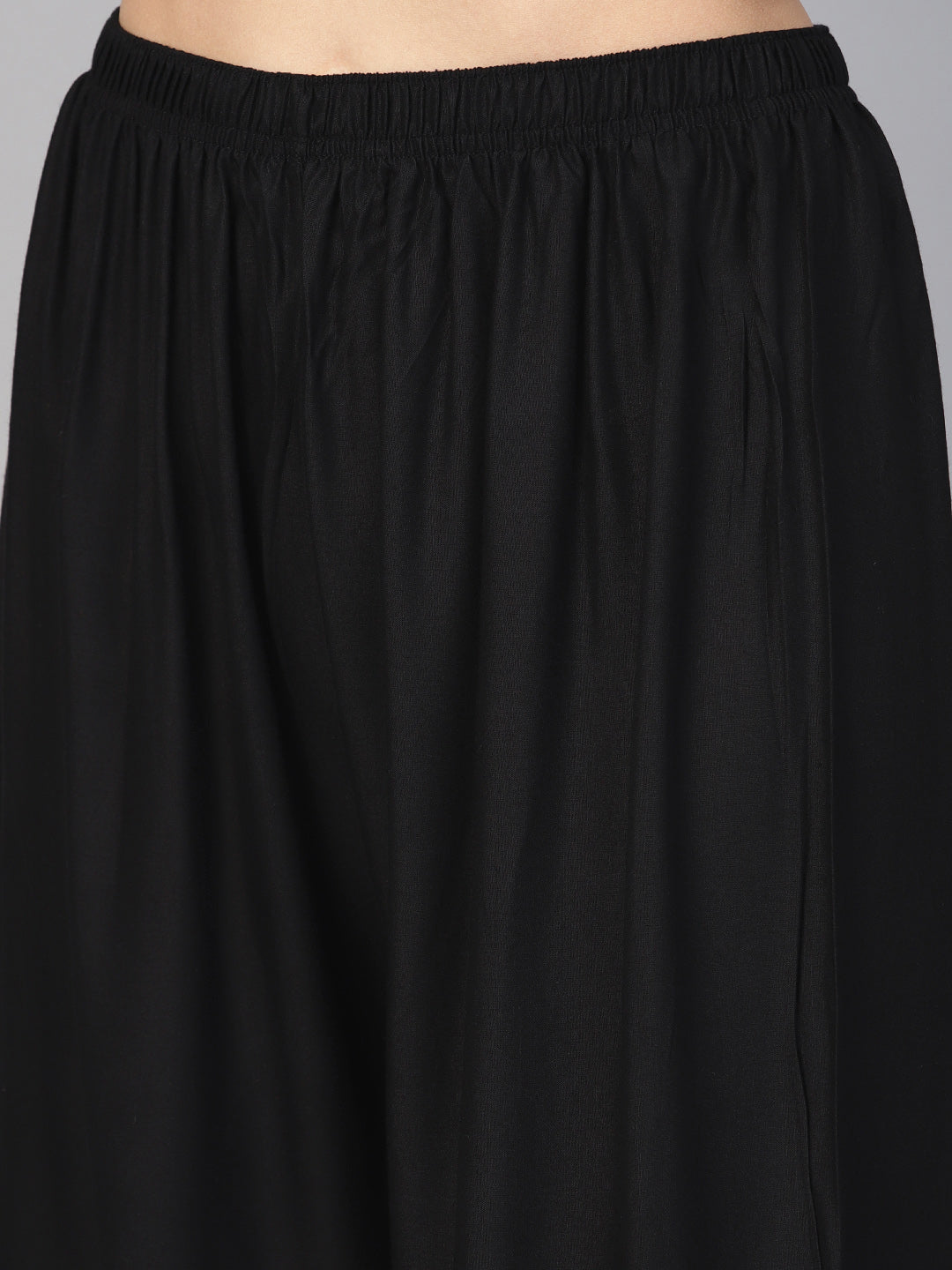 Black Palazzo Pants for Women - High Waisted, Wide Leg & Stylish