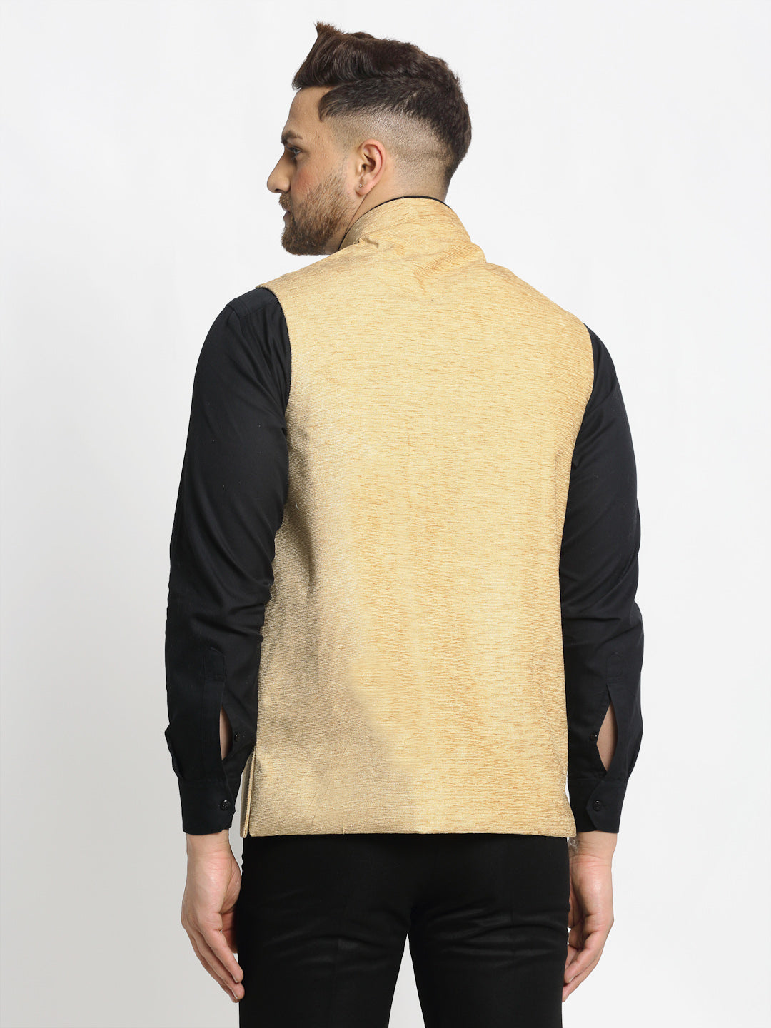 Beige Nehru Jacket - Men's Ethnic Wear, Nehru Jacket Wedding