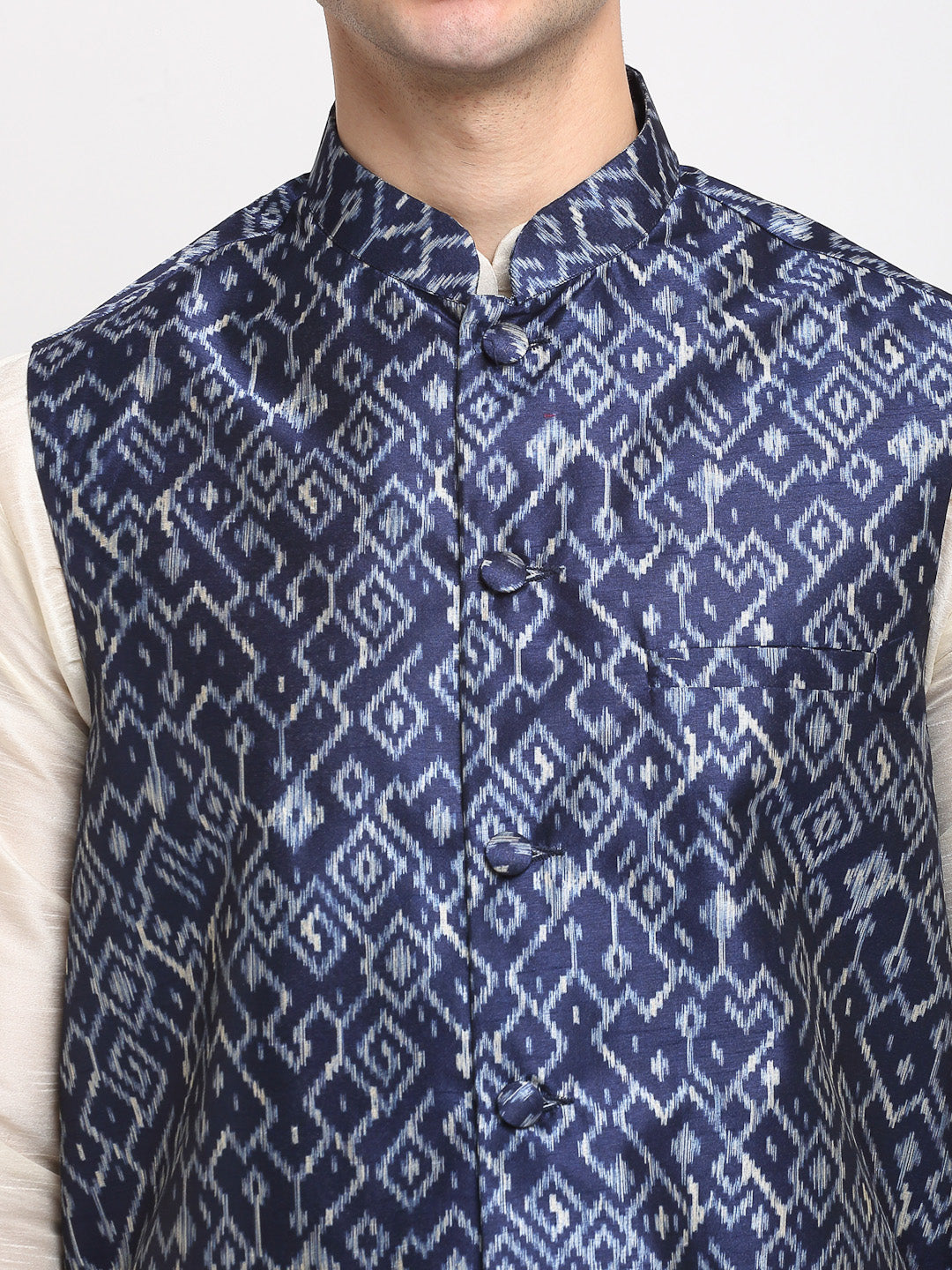 Blue Nehru Jacket - Men's Indian Nehru Jackets for Weddings