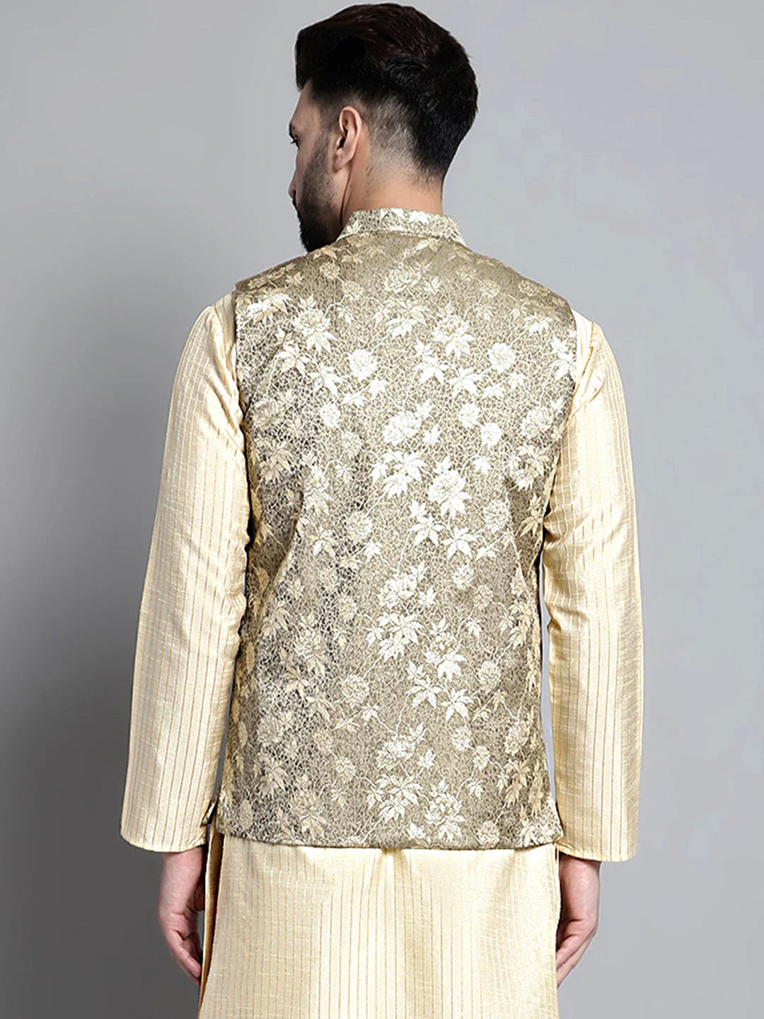 Stylish Men's Nehru Jacket - Solid Cotton Modi Jacket