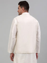 Men's Embroidered Nehru Jacket-Styled