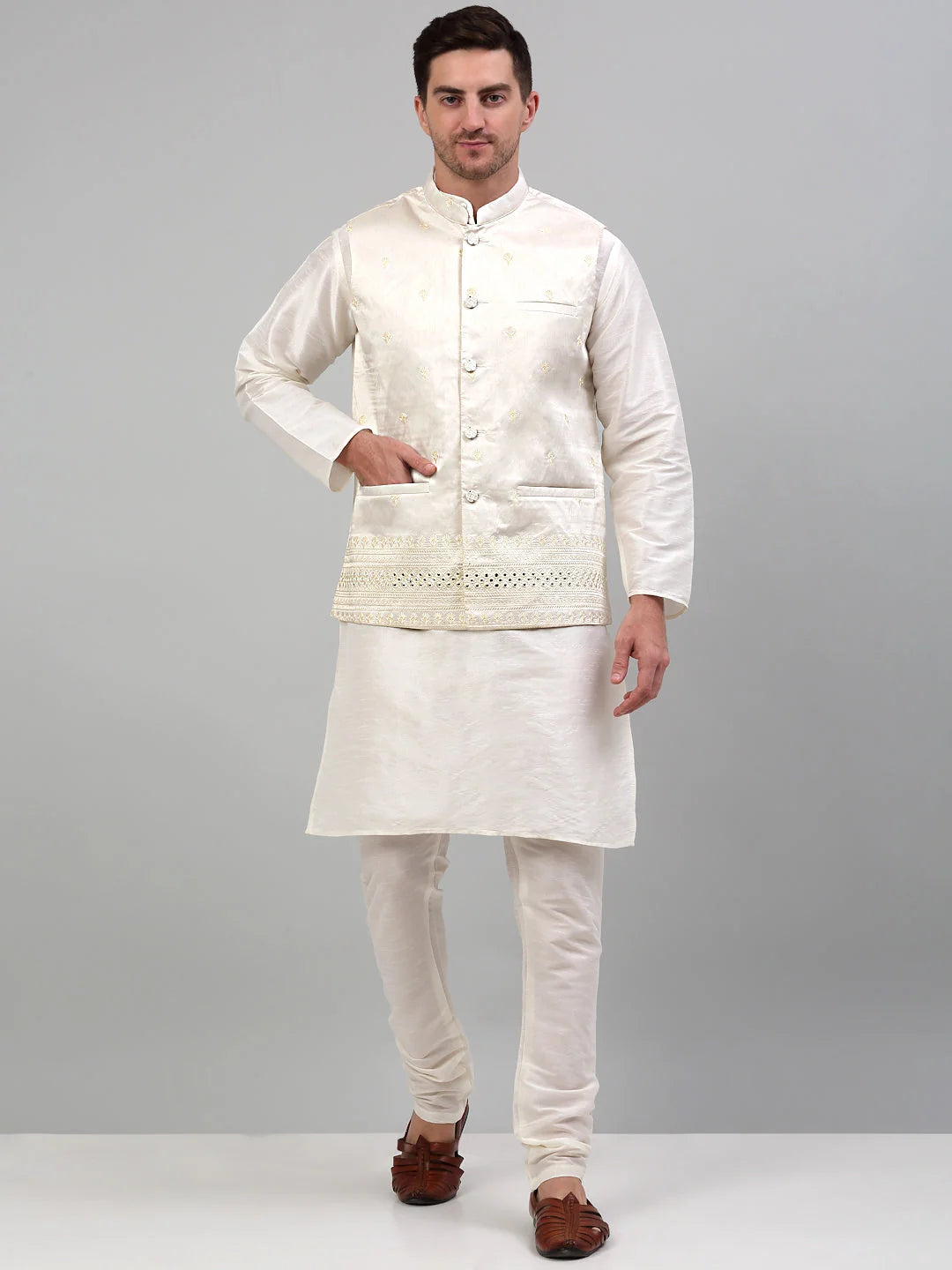 Men's Nehru Collar Jackets - Embroidered Indian Nehru Jackets