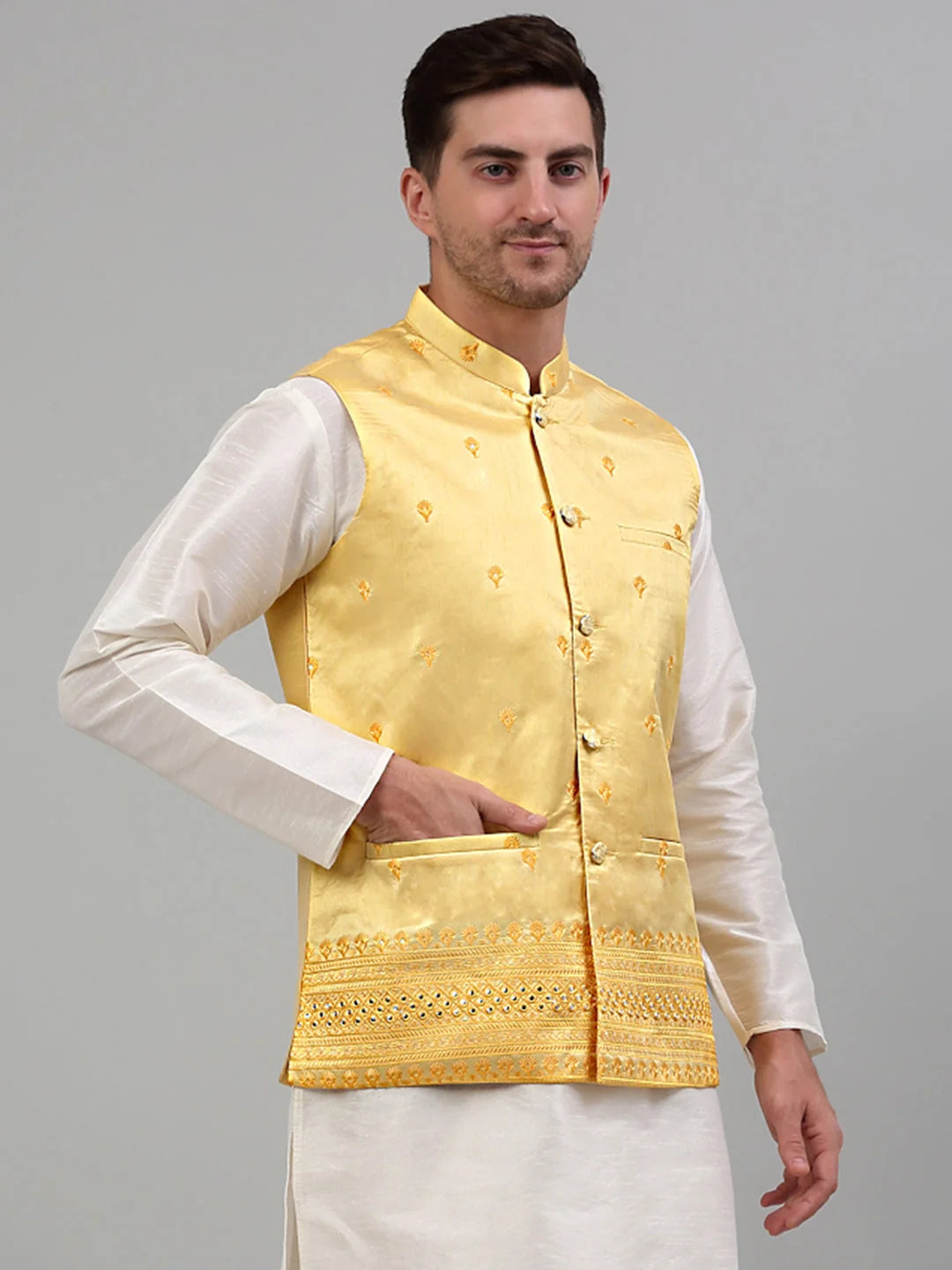 Shop Men's Embroidered Nehru Jackets | Indian Ethnic Wear
