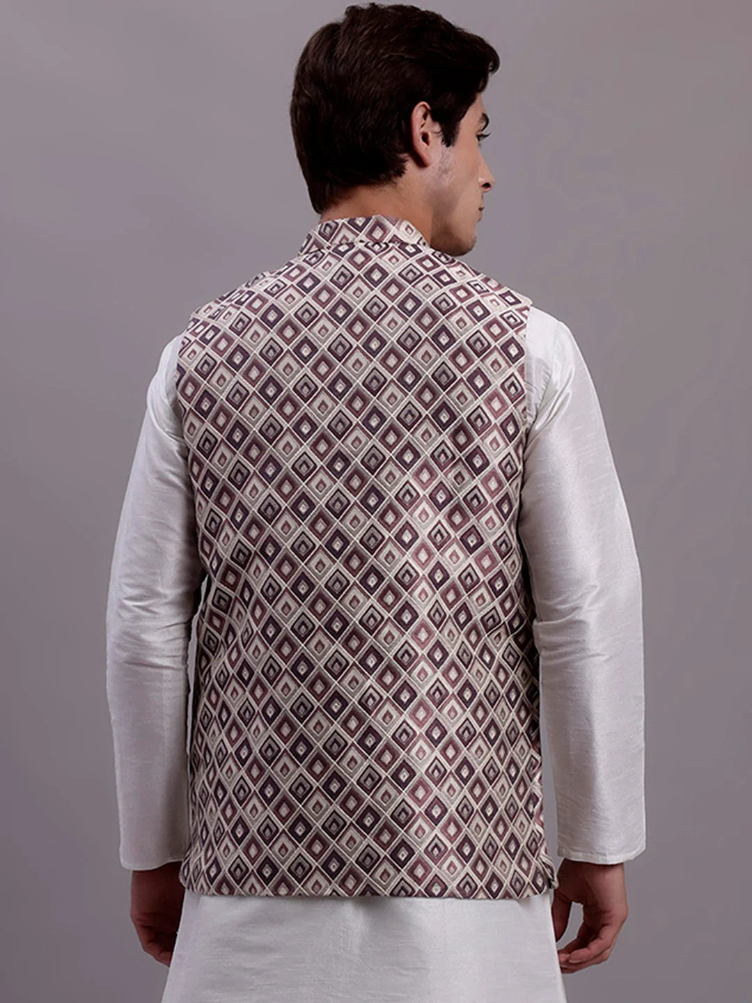 Purple Nehru Jacket | Men's Indian Nehru Jackets and Kurta Set