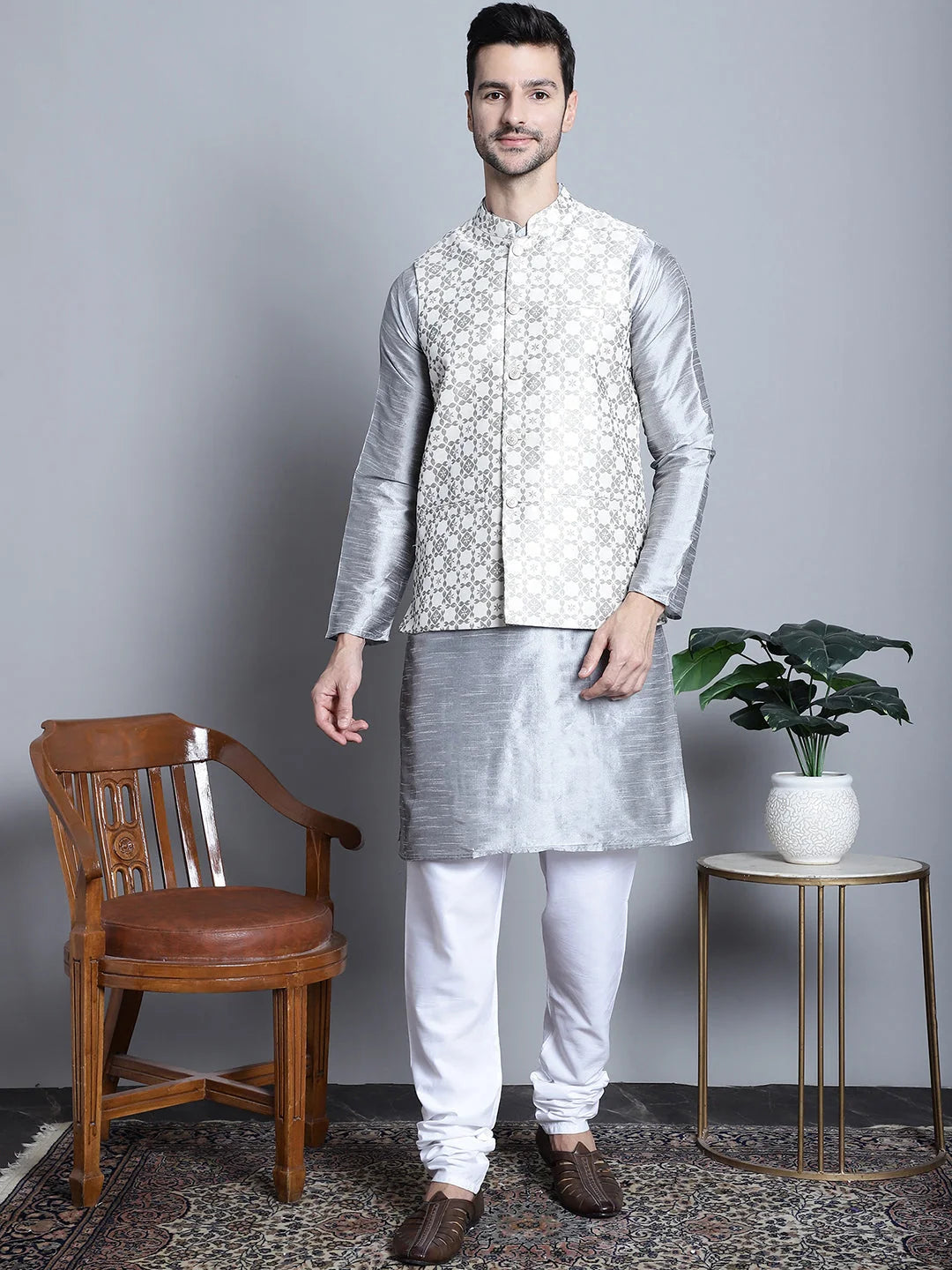Men's Locked Nehru Jacket - Nehru Jacket Wedding Collection