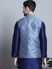 Men's Printed Nehru Gem Jacket