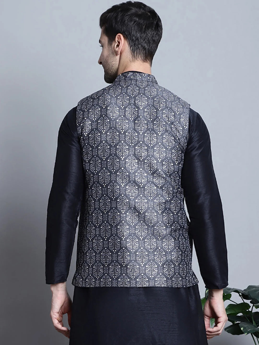 Men's Printed Nehru Jacket | Modi Jacket Collection