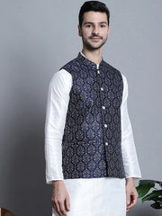 Men's Printed Styled Nehru Jacket