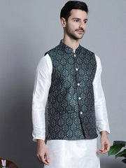 Men's Printed Best Nehru Jacket