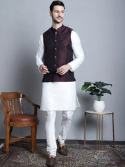 Men's Woven Assorted Design Nehru Jacket