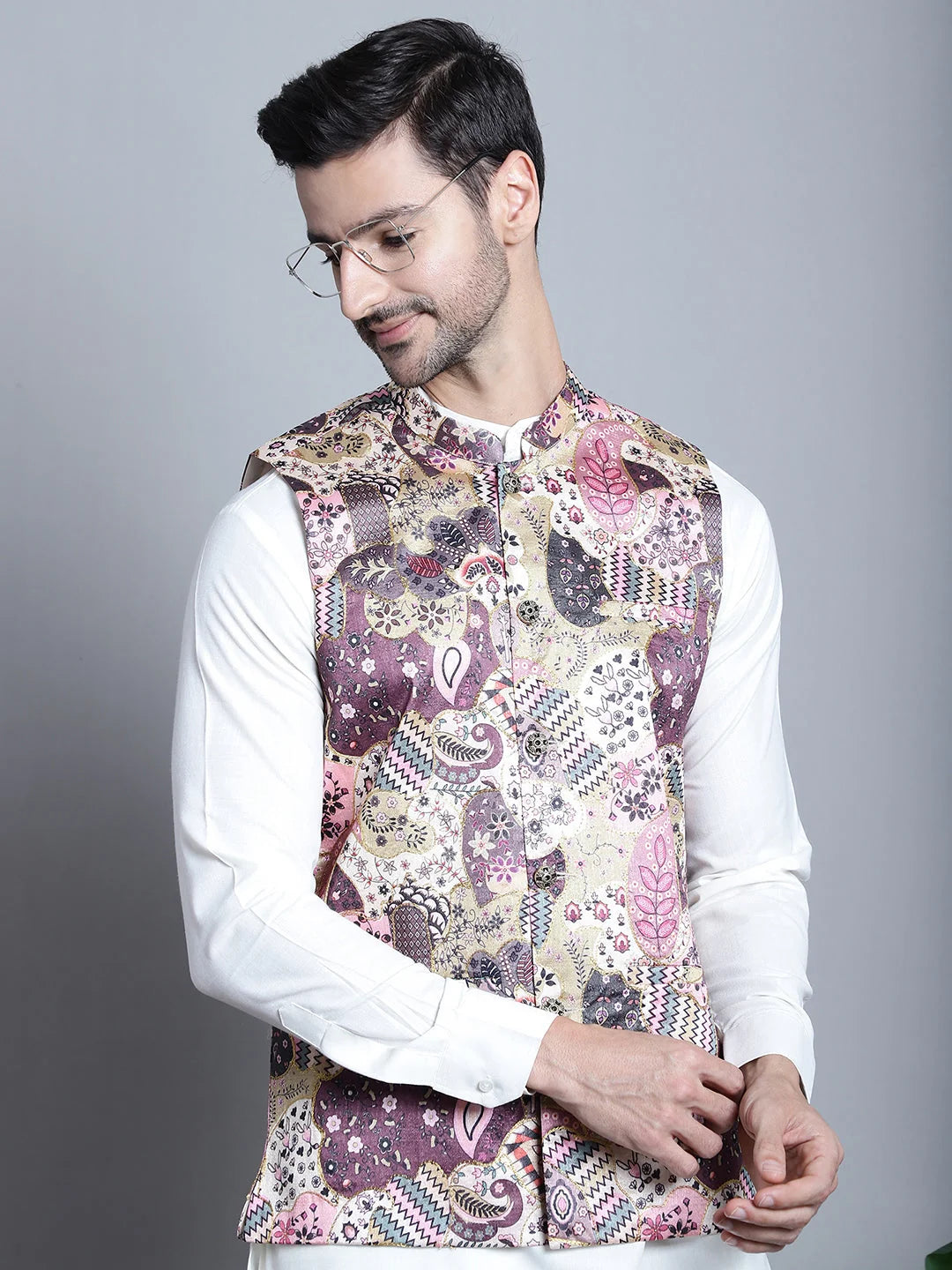 Zari Work Nehru Jacket for Men | Indian Nehru Jackets