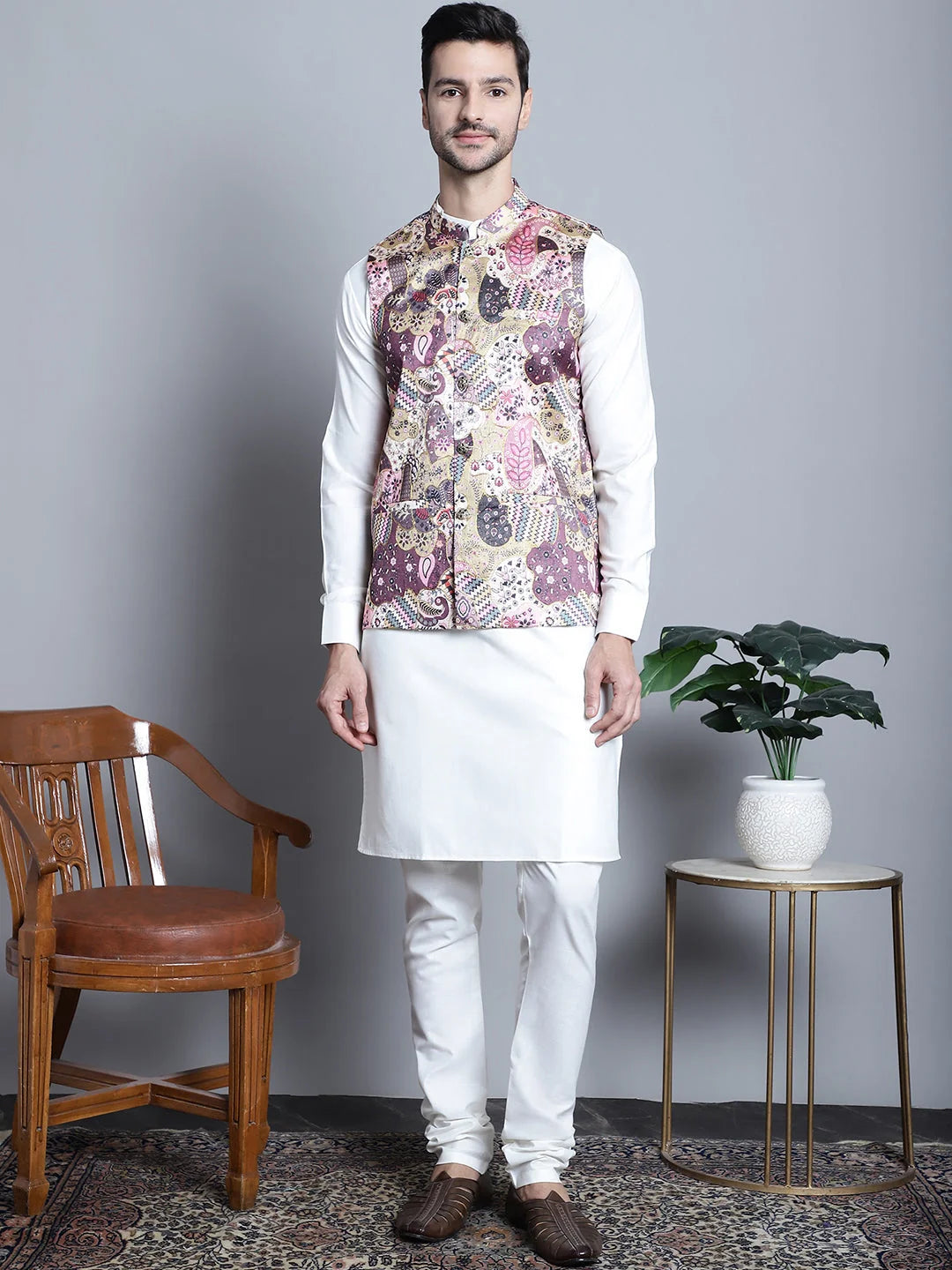 Zari Work Nehru Jacket for Men | Indian Nehru Jackets