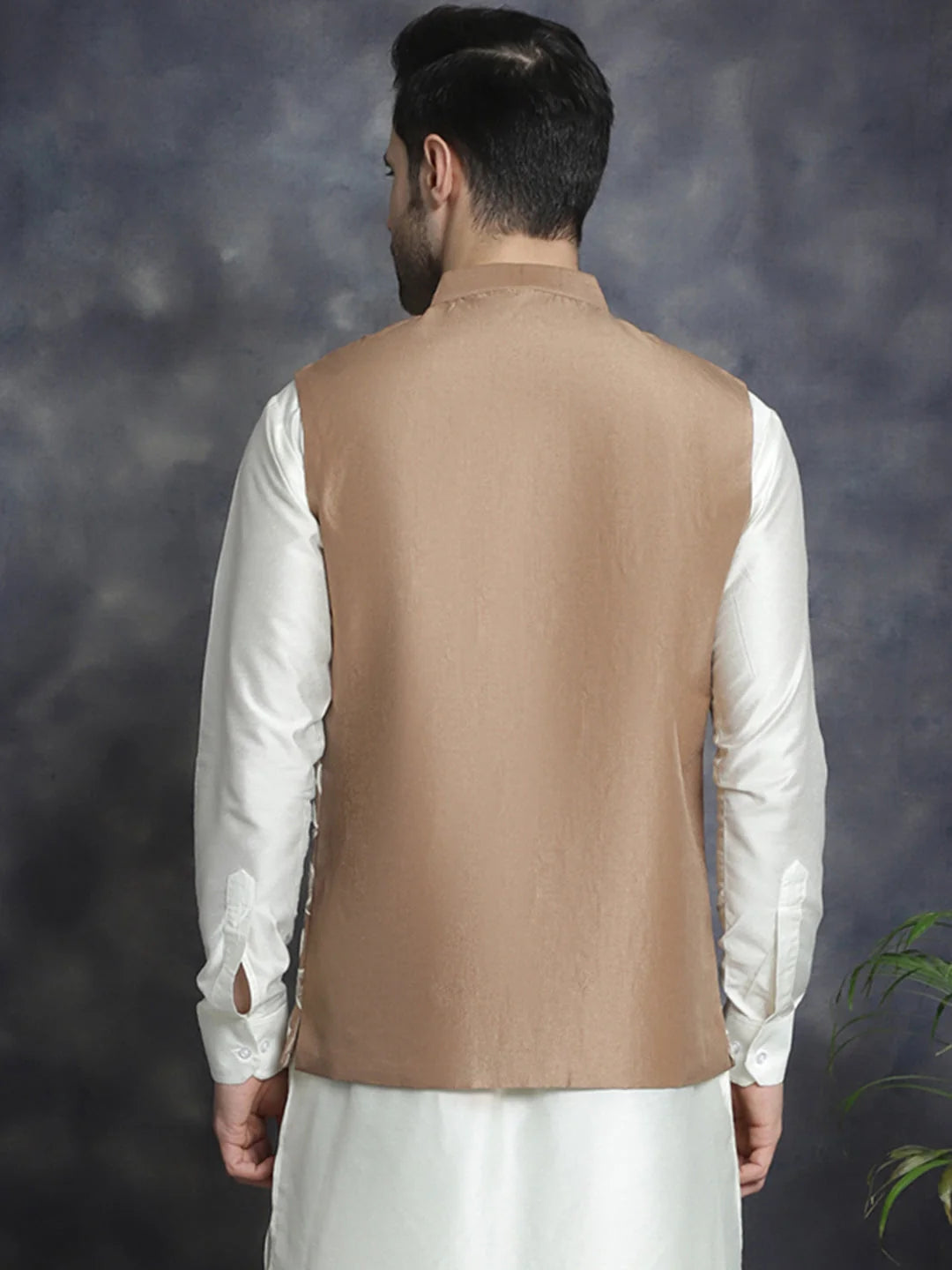 Brown Men's Nehru Jacket - Stylish Indian Nehru Jackets for Men