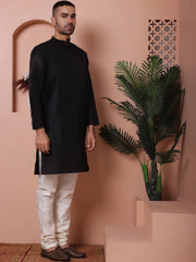 Woven Design Nehru Jacket for Men-JOWC-4101Golden