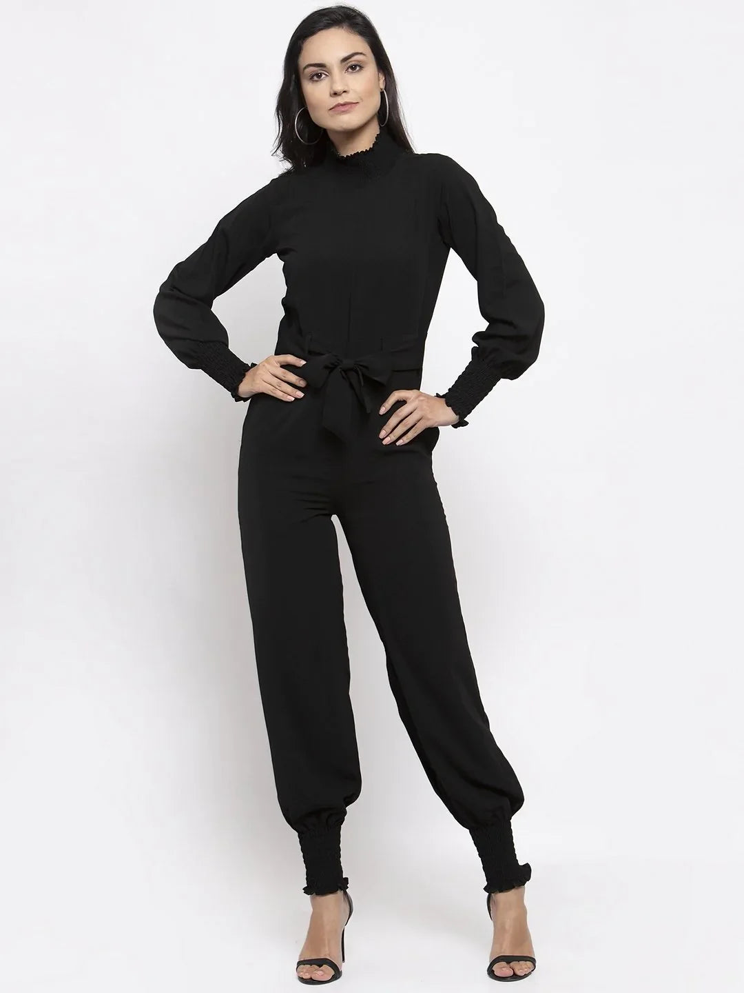 DesiQlo Women Jumpsuit - Black - JUP_8002_Black_XS