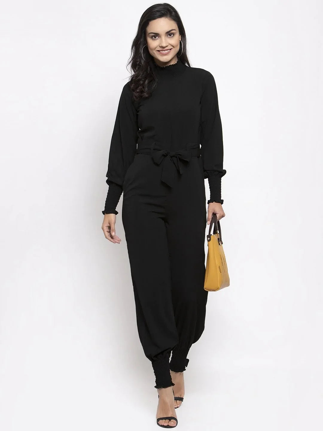 DesiQlo Women Jumpsuit - Black - JUP_8002_Black_XS
